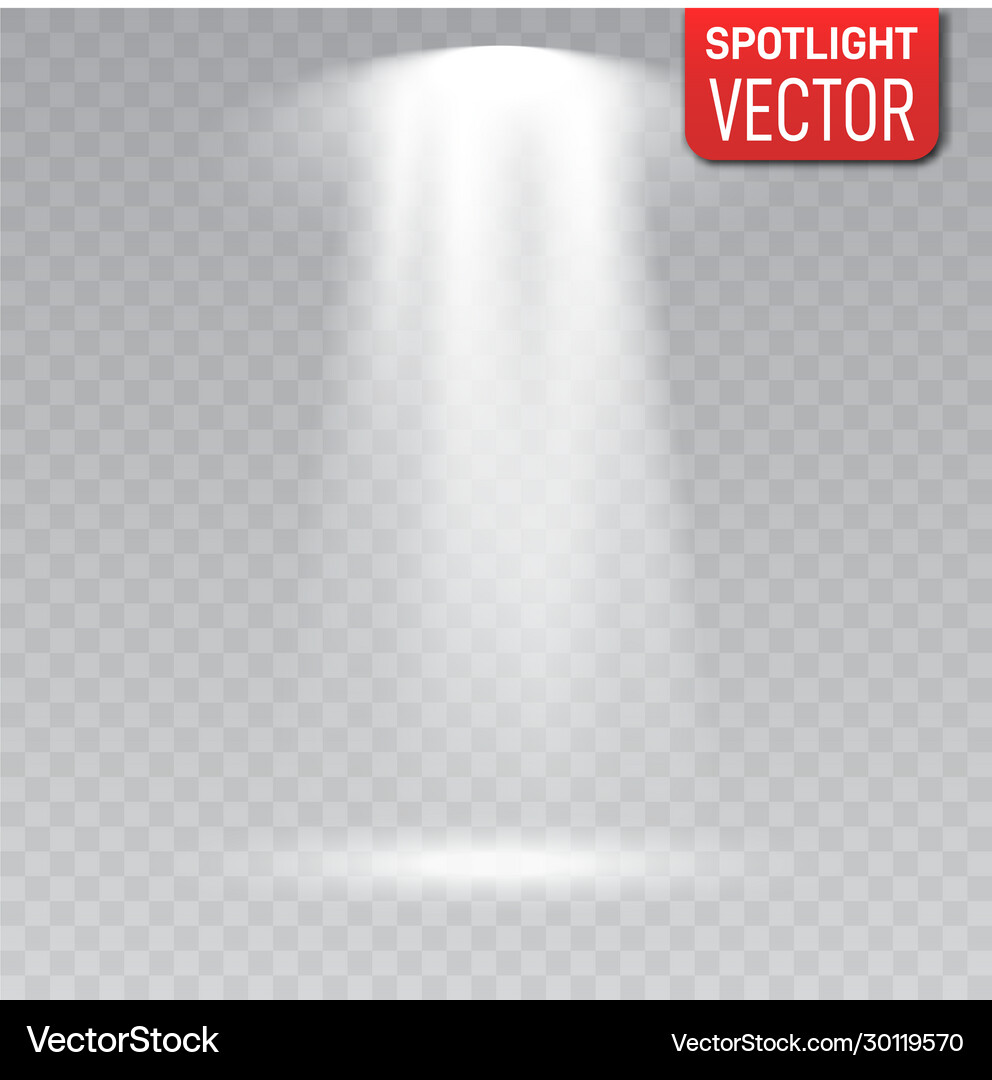 Scene illumination spotlight Royalty Free Vector Image