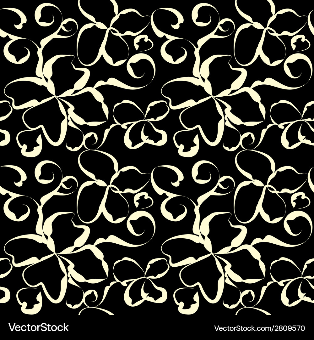 Seamless abstract flower pattern Royalty Free Vector Image