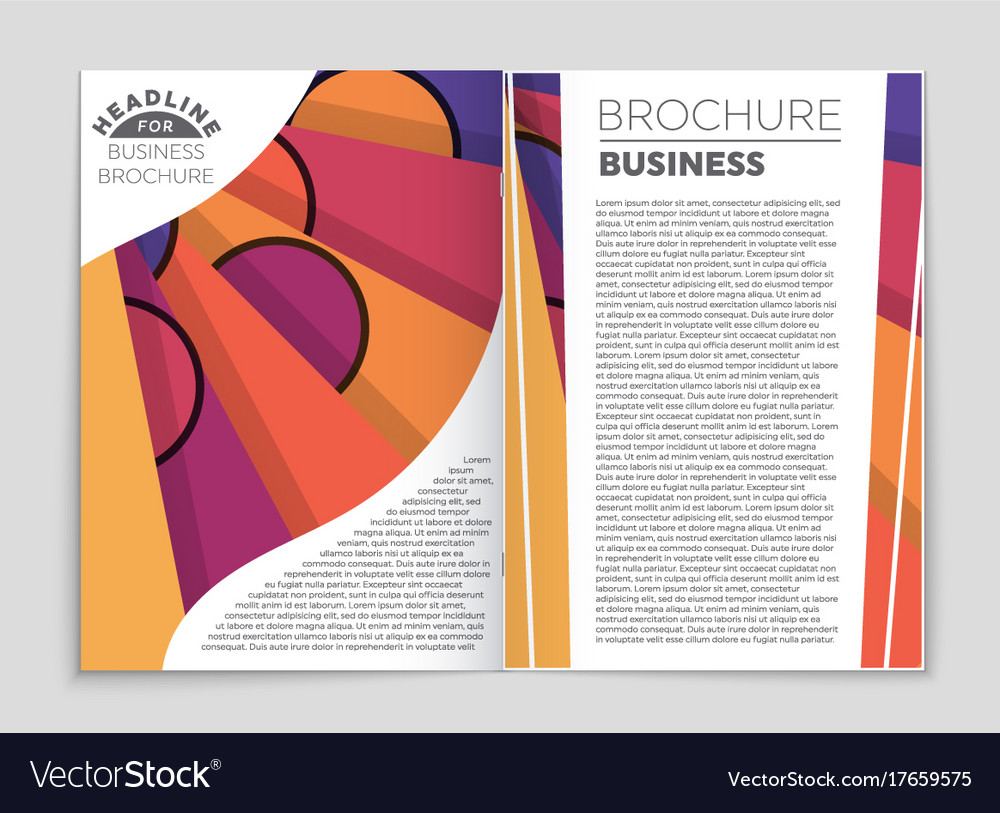 Abstract layout background set for art