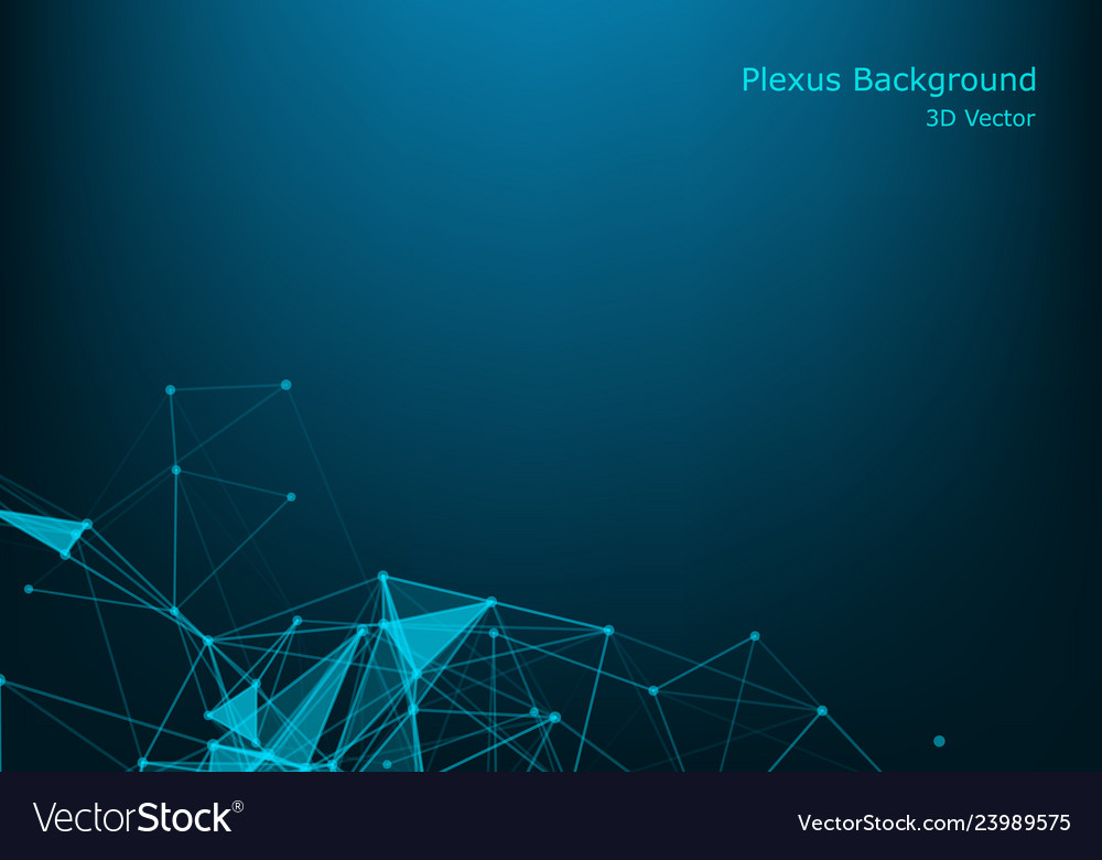 Abstract polygonal background with connected Vector Image Abstract polygonal background with connected