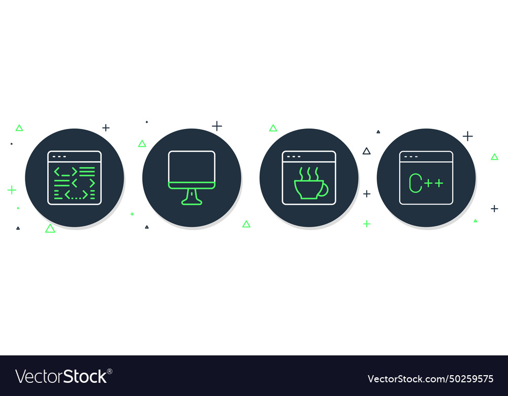 Computer Monitor Icons - Software Set