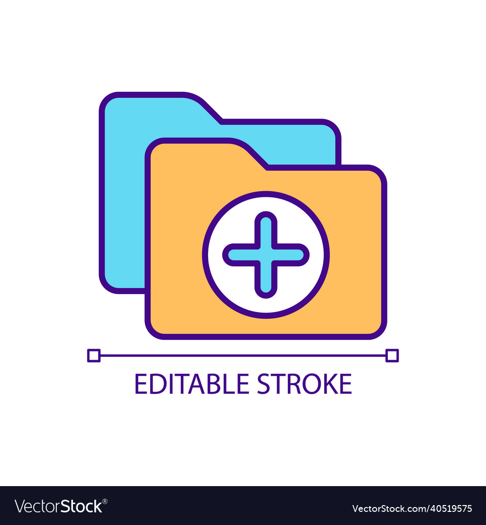 Data backup to save information rgb color icon vector image Data backup to save information rgb color icon