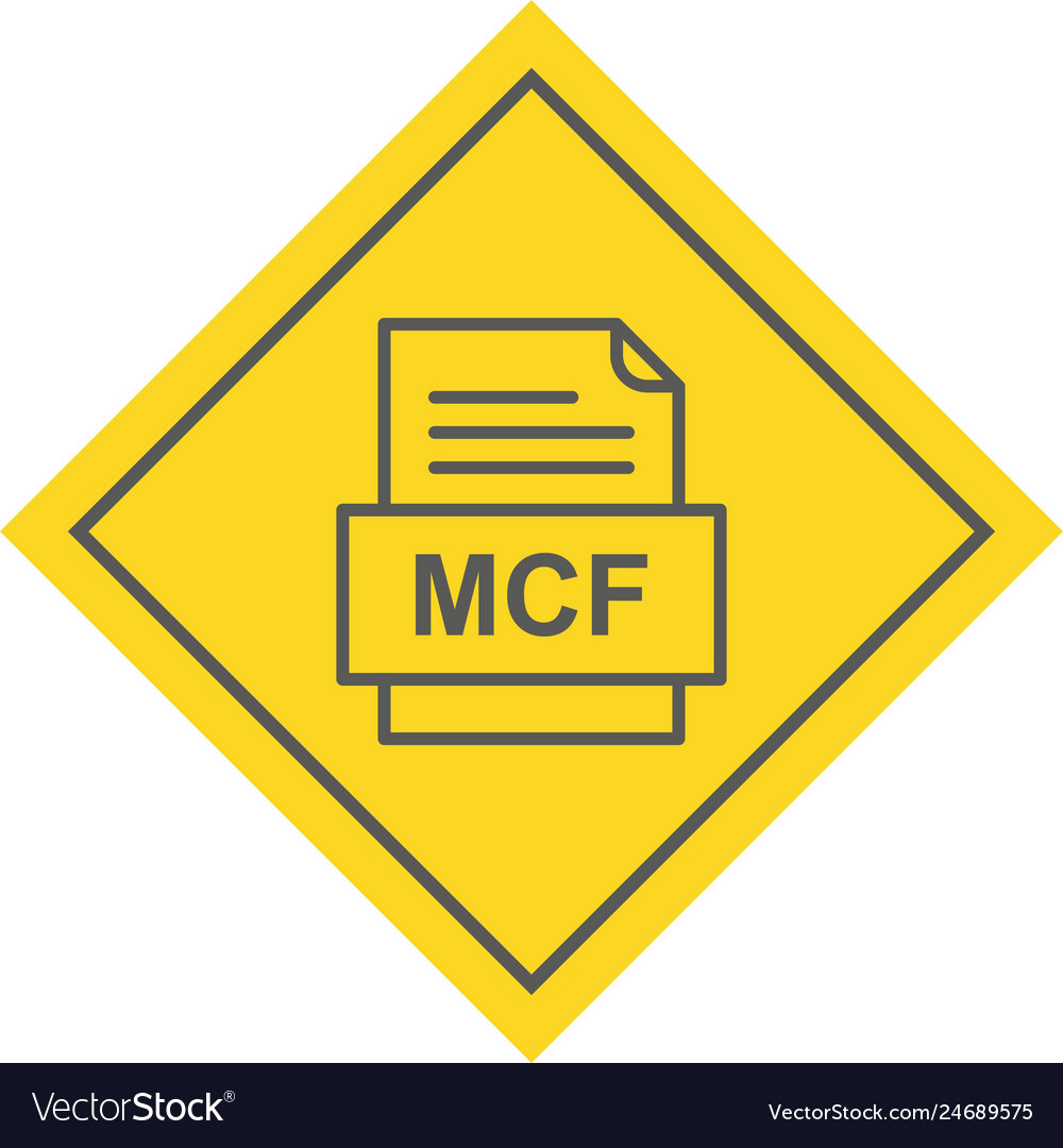 Mcf file document icon