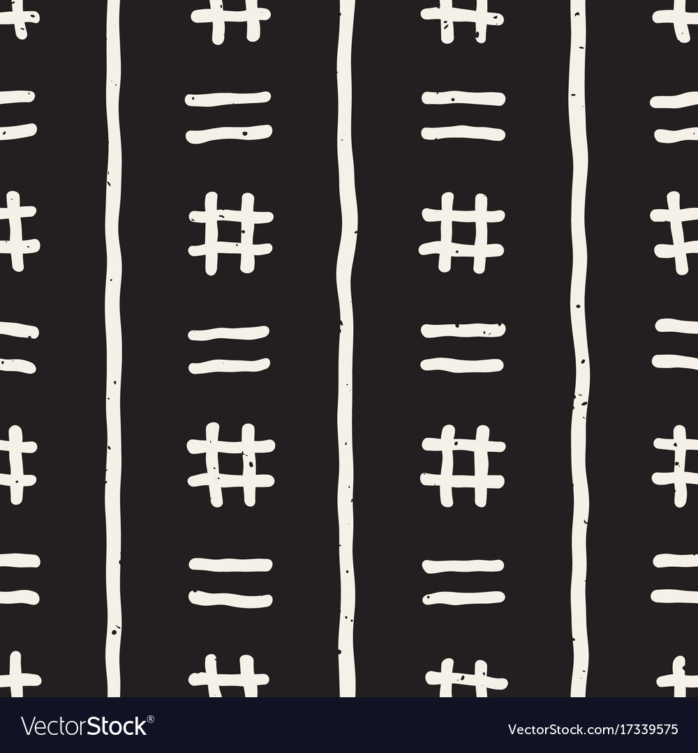 Seamless pattern with hand drawn lines abstract