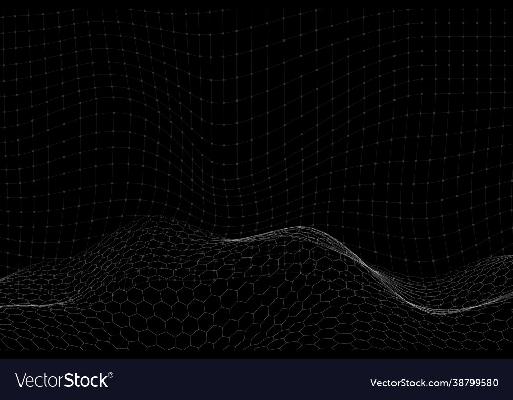 3d abstract wave pattern background