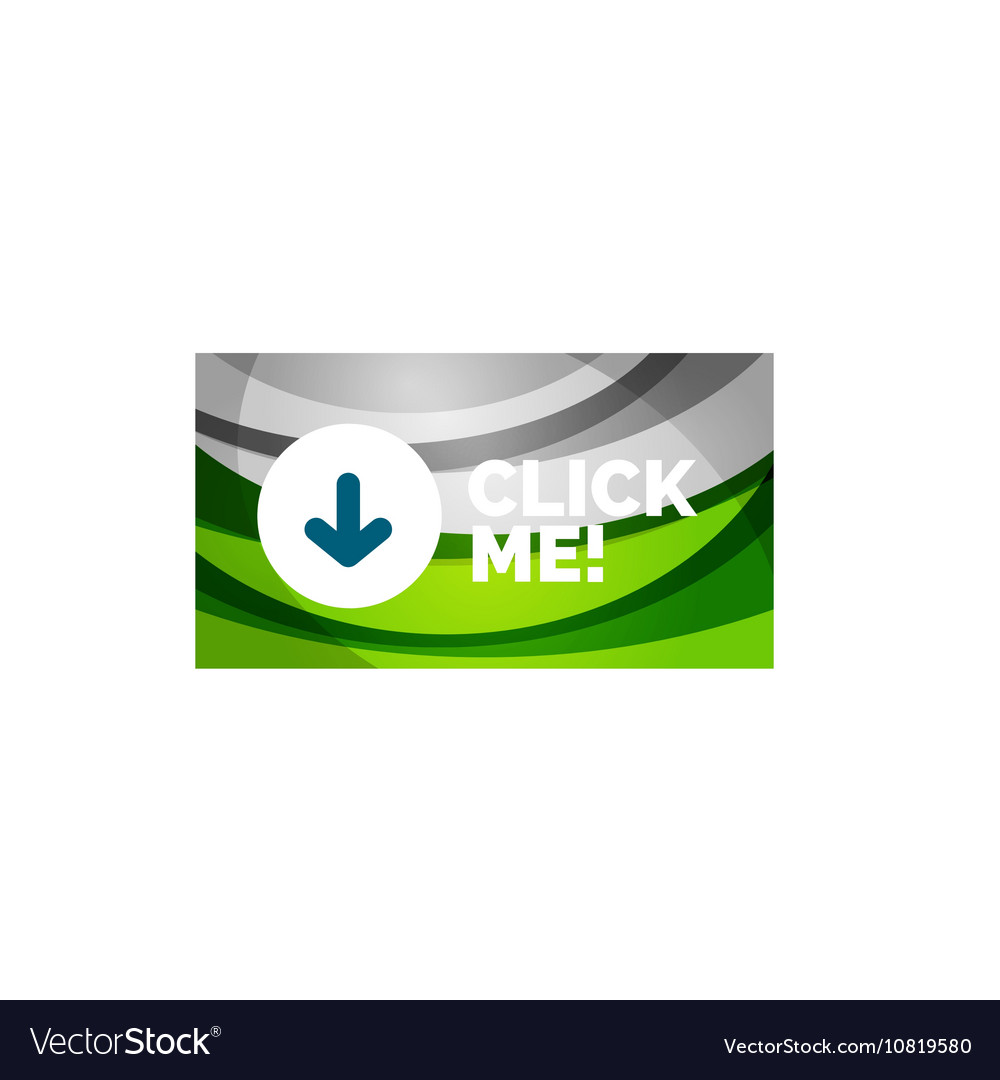 Abstract rectangle button template