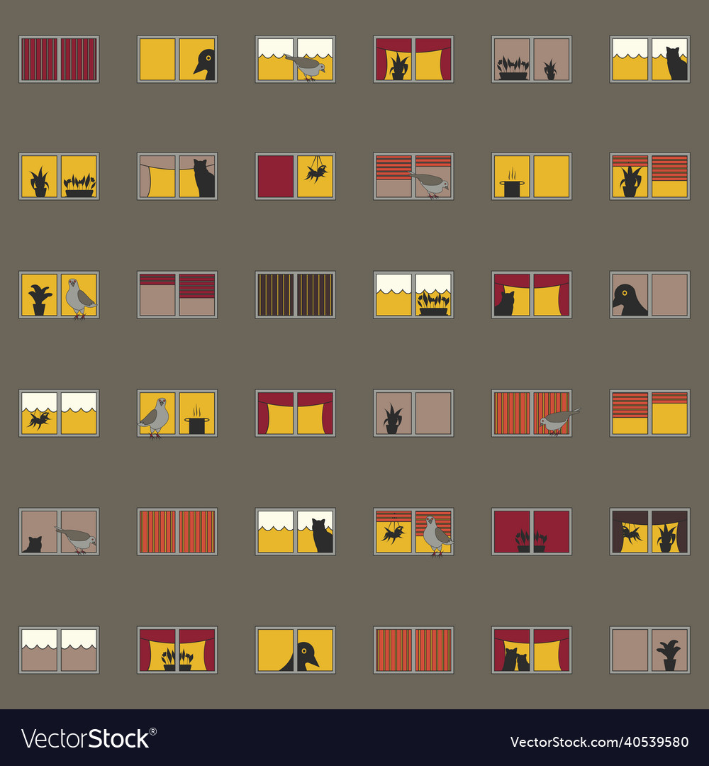 Grey urban block of flats pattern print background