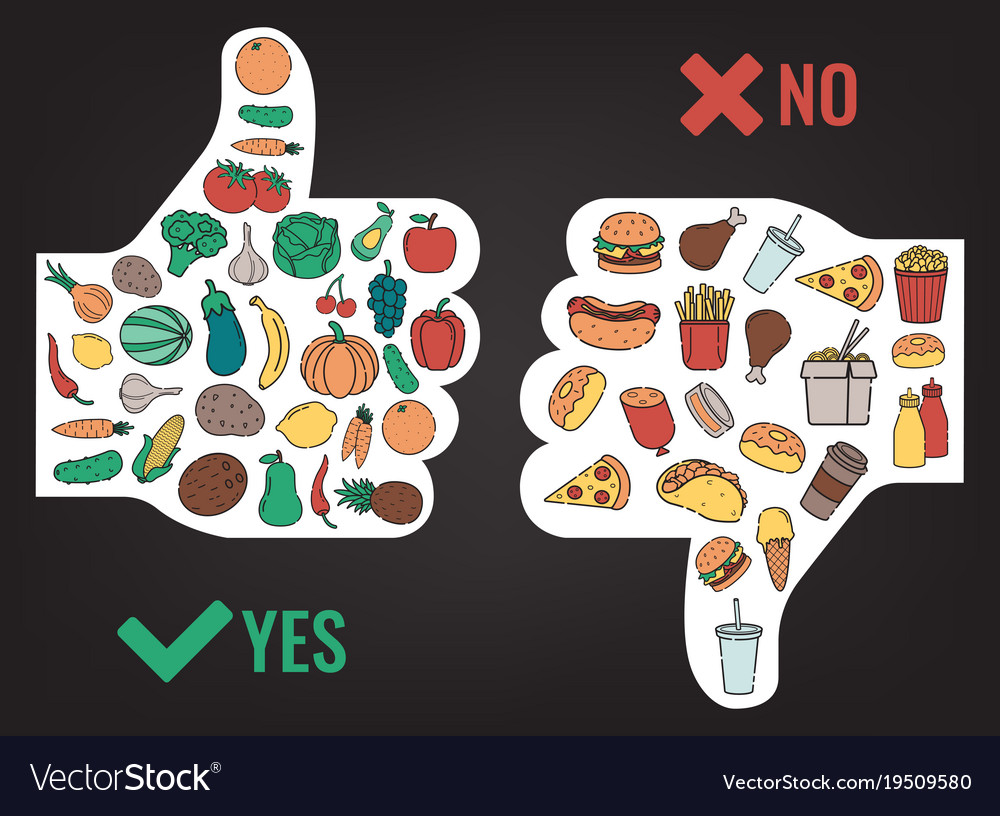 Healthy lifestyle concept we are what eat