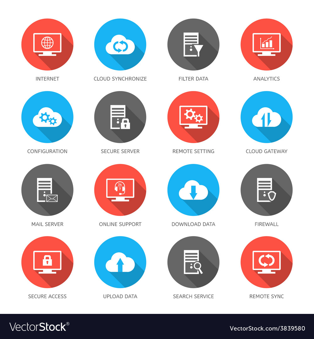 Hosting Server-Datenbank und Cloud Computing