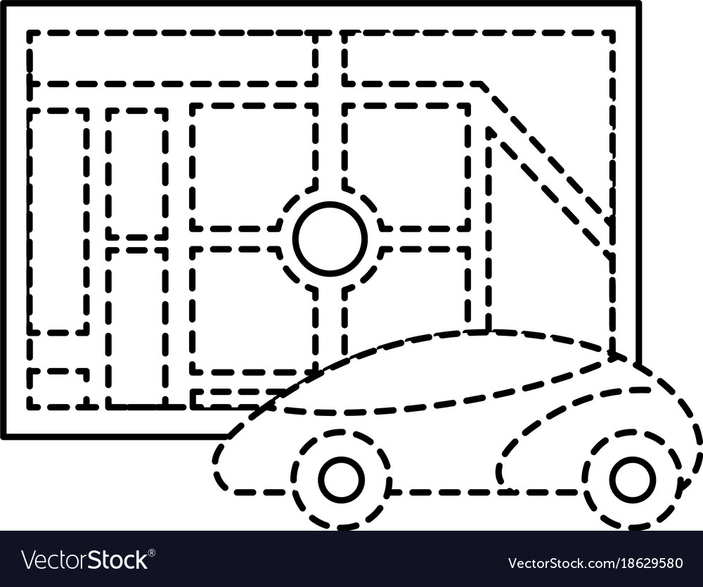 Map navigation car autonomous web application