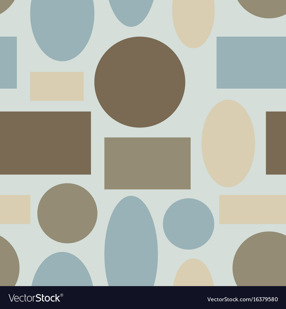 Seamless pattern with different figures