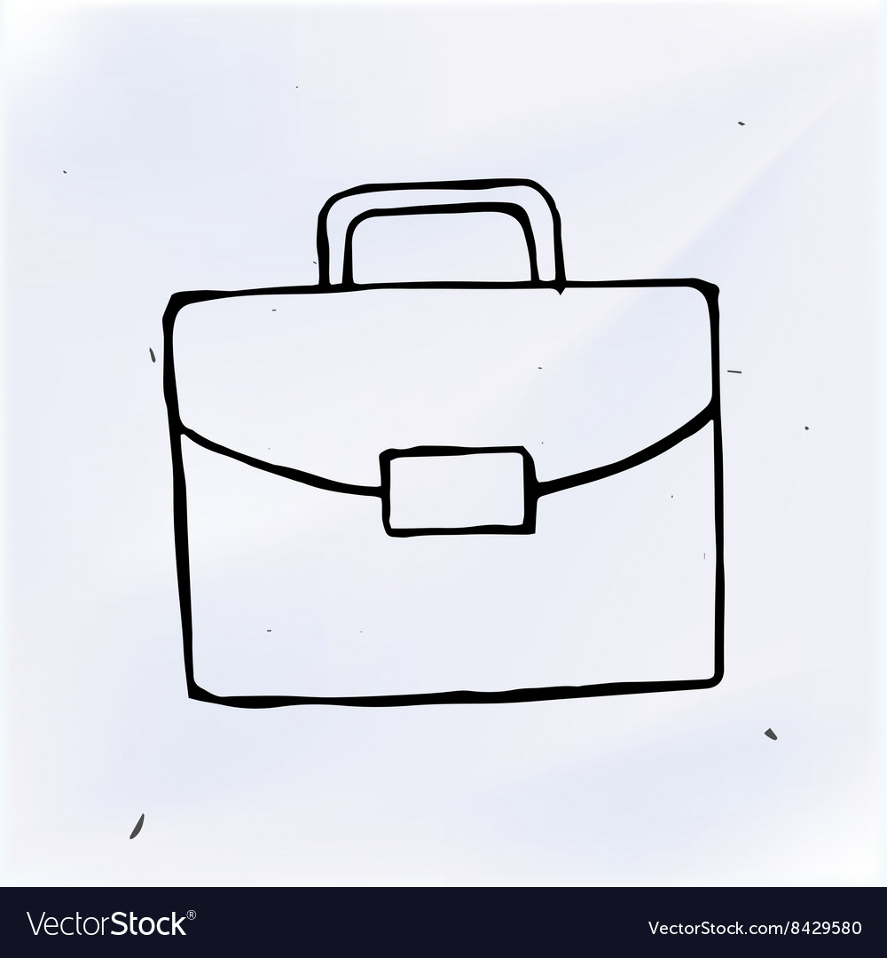 old suitcase drawing