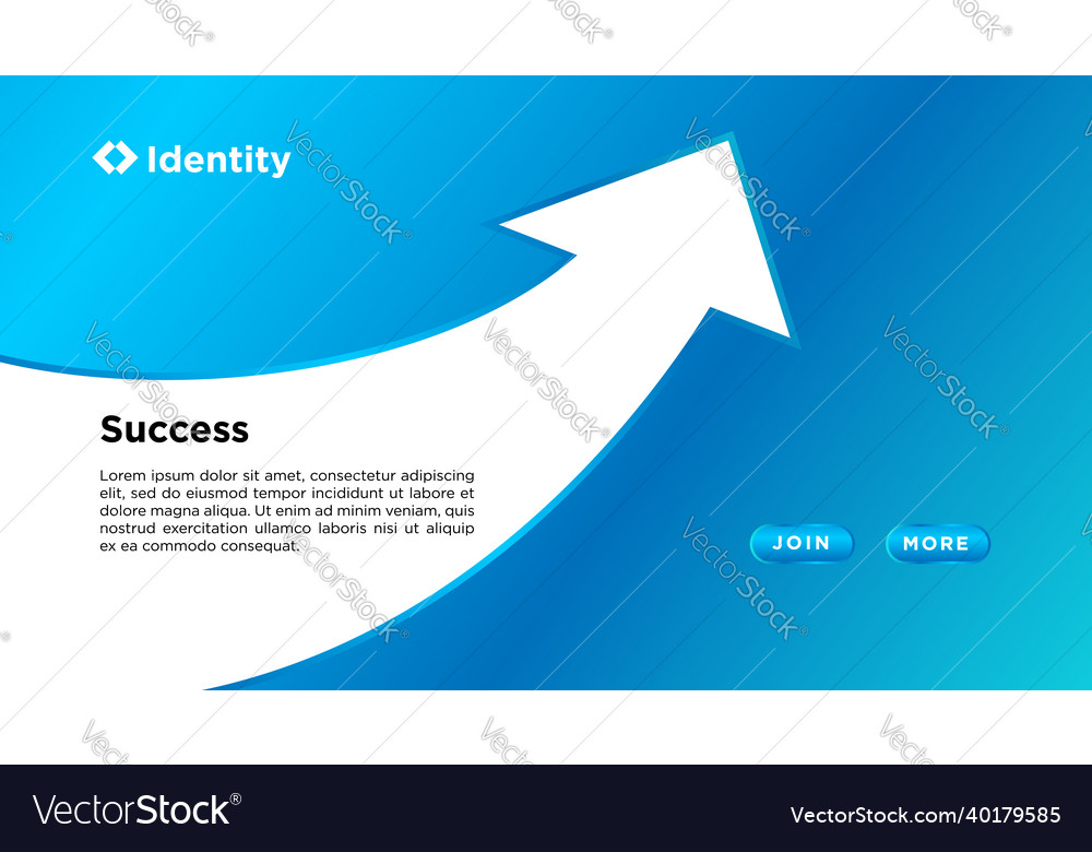 Arrow background related to landing page