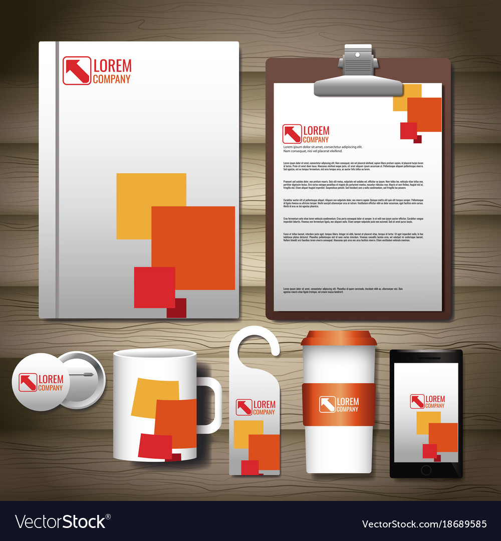 Corporate identity mock up