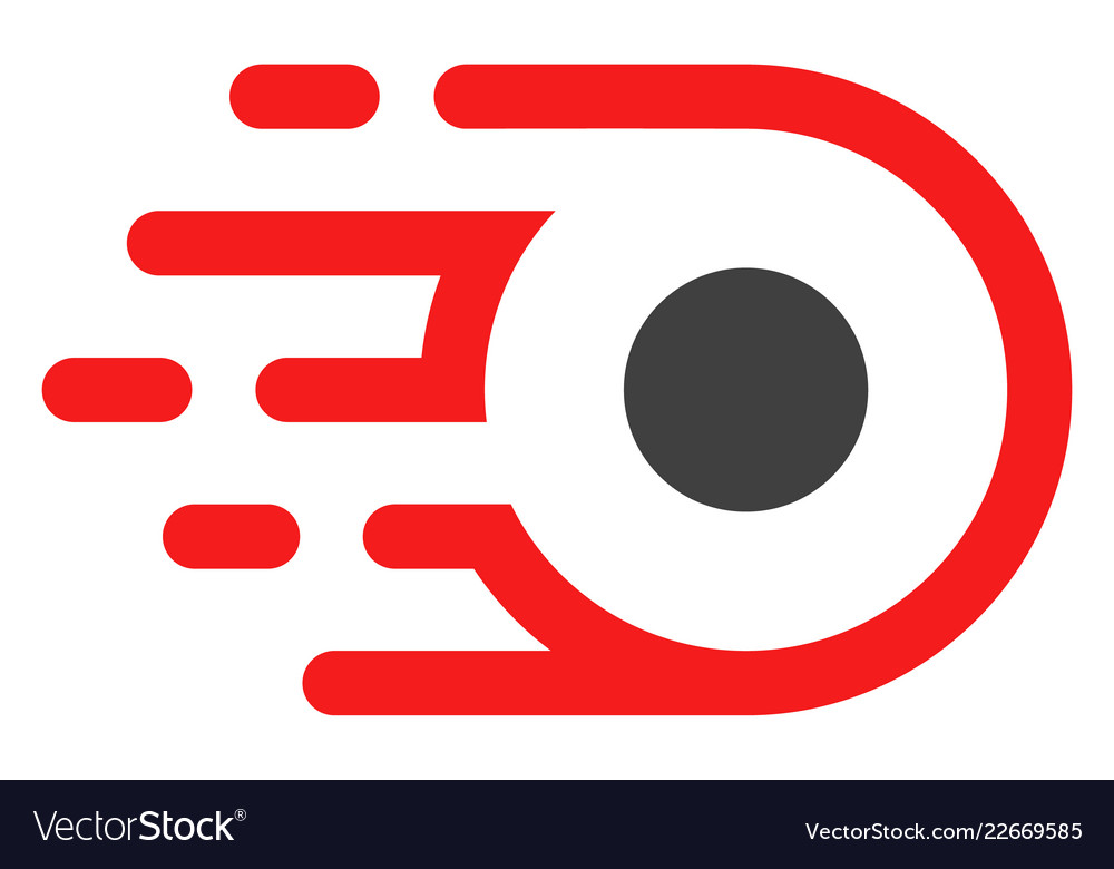 Participle motion with fast speed effect vector image Participle motion with fast speed effect