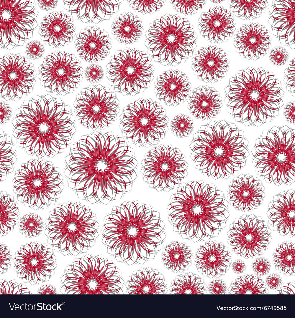 Seamless pattern with abstract elements