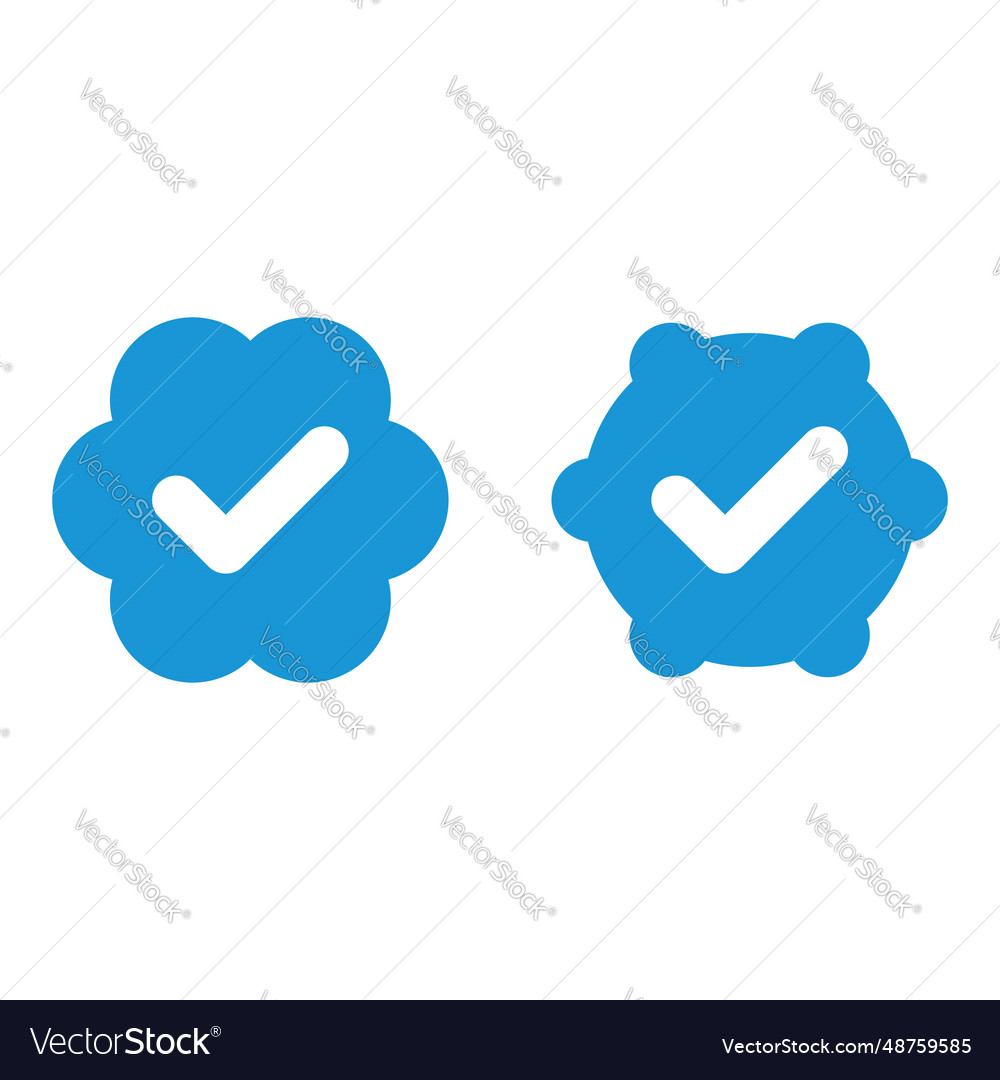 Set of badges and labels with check mark