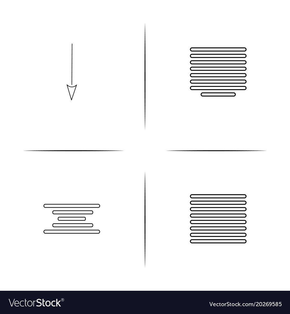 Web linear simple icon setoutline icons