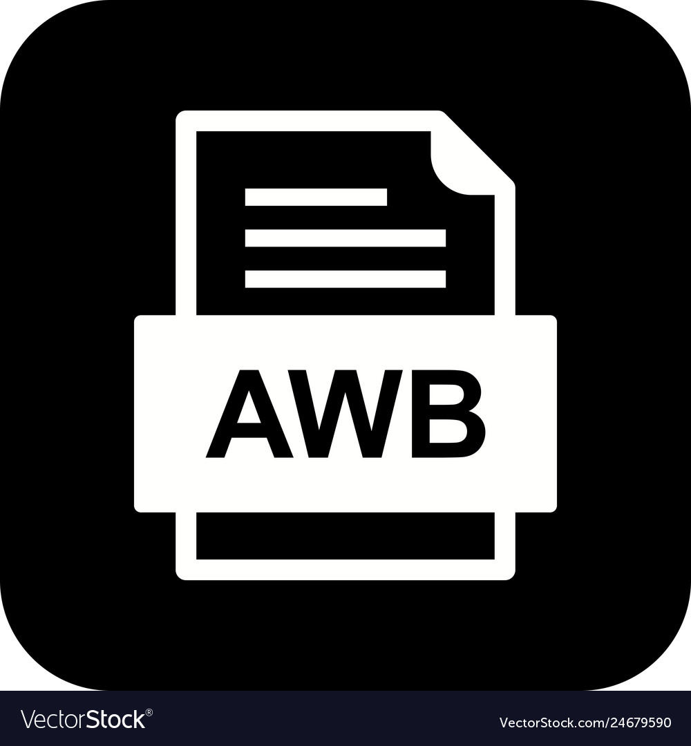 Awb file document icon