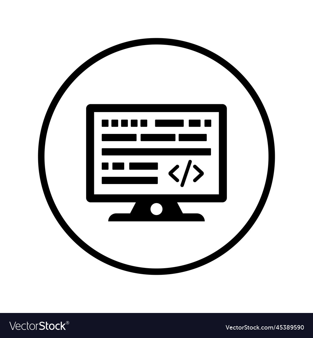 Code decompile disintegrated icon black graphics