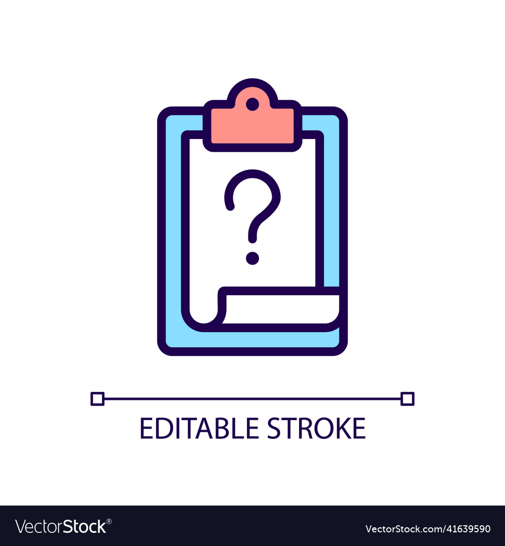 Question Mark Icon - Task & Solution