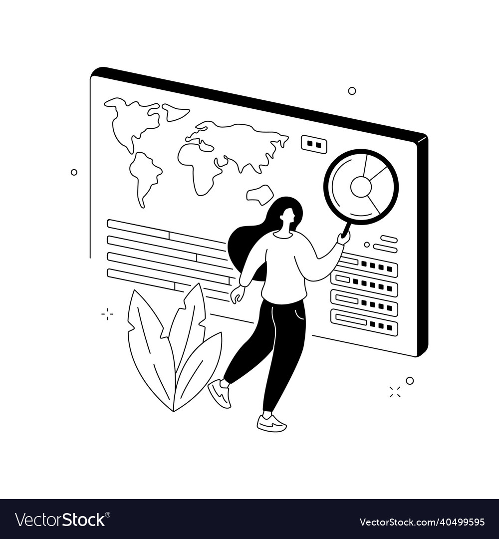 Big data visualization abstract concept