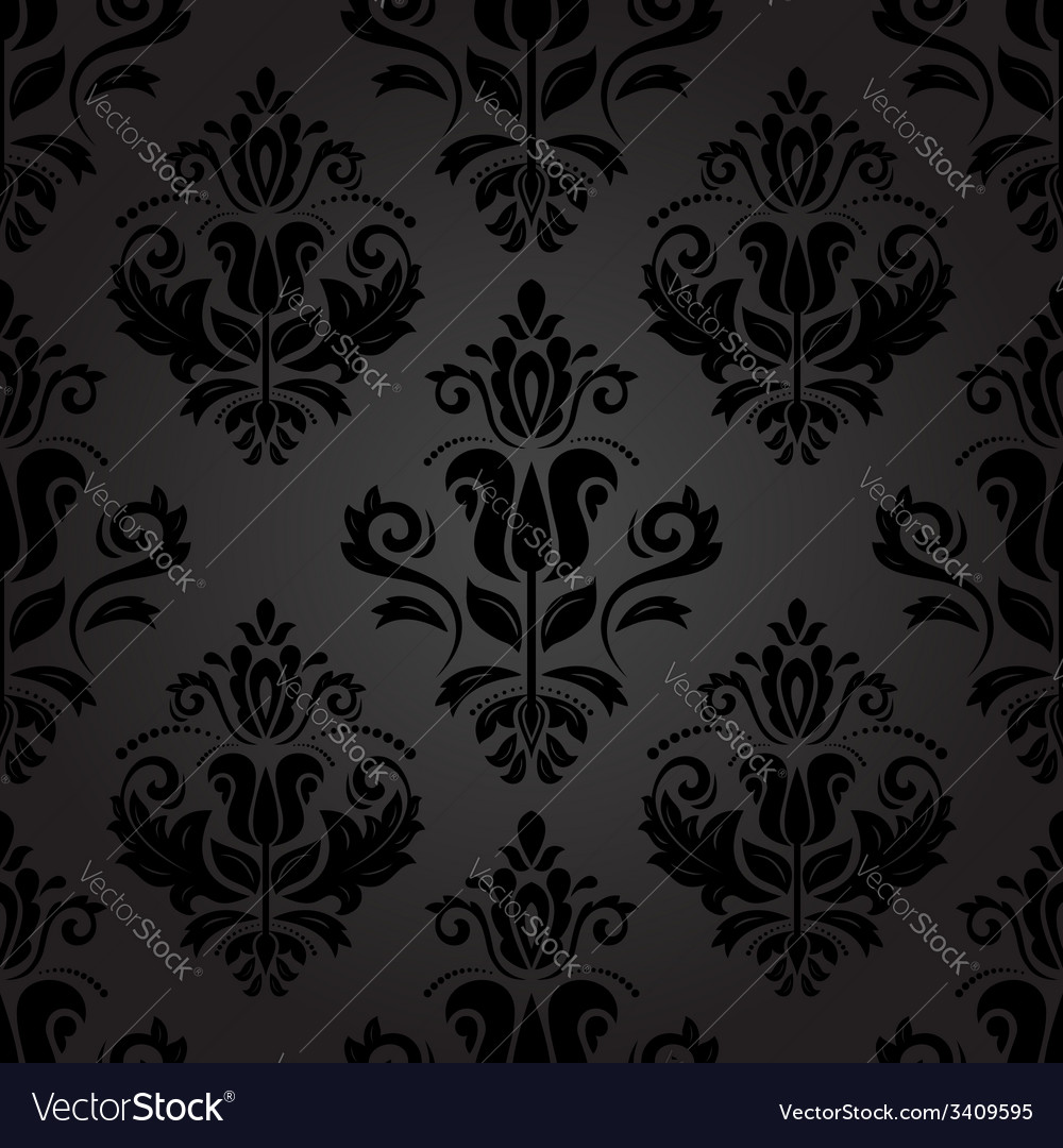 Damask seamless pattern orient background