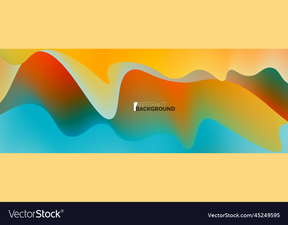Dynamic liquid waves abstract background