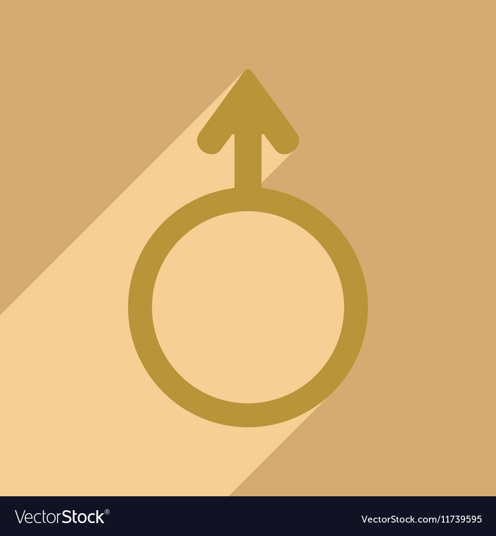 Flat with shadow icon and mobile application