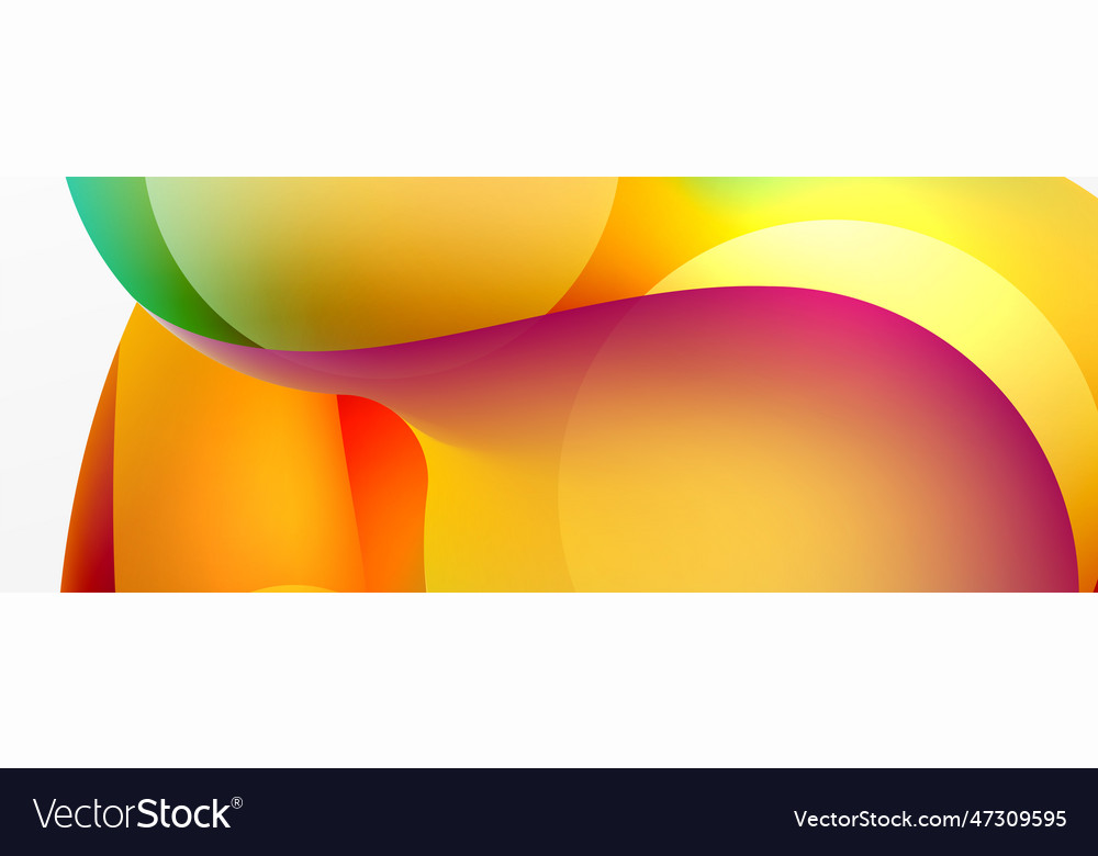 Fluid abstract background liquid color gradients vector image Fluid abstract background liquid color gradients