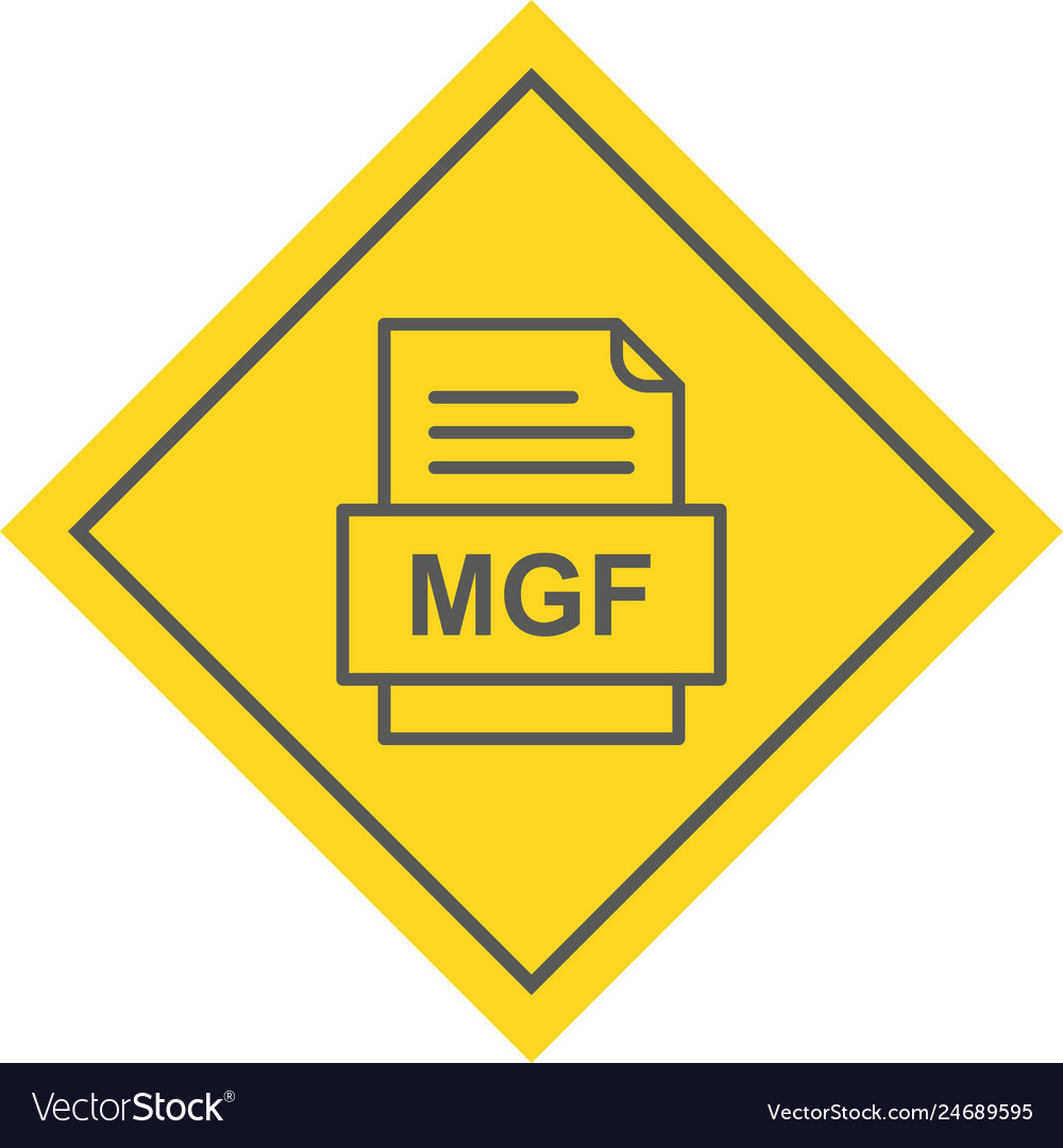 Mgf file document icon