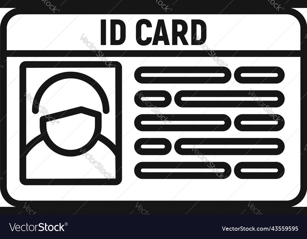 Black Person Id Card