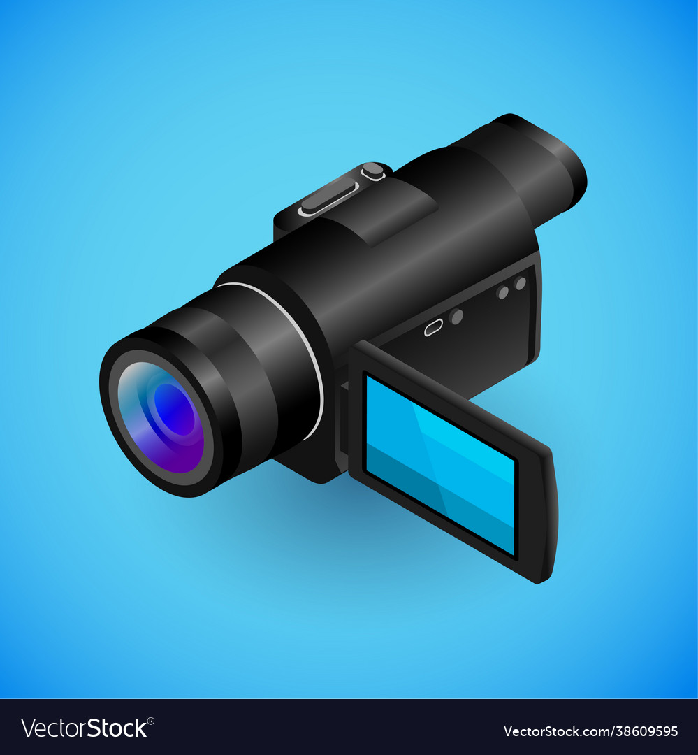 Realistic camera-recorder in isometry