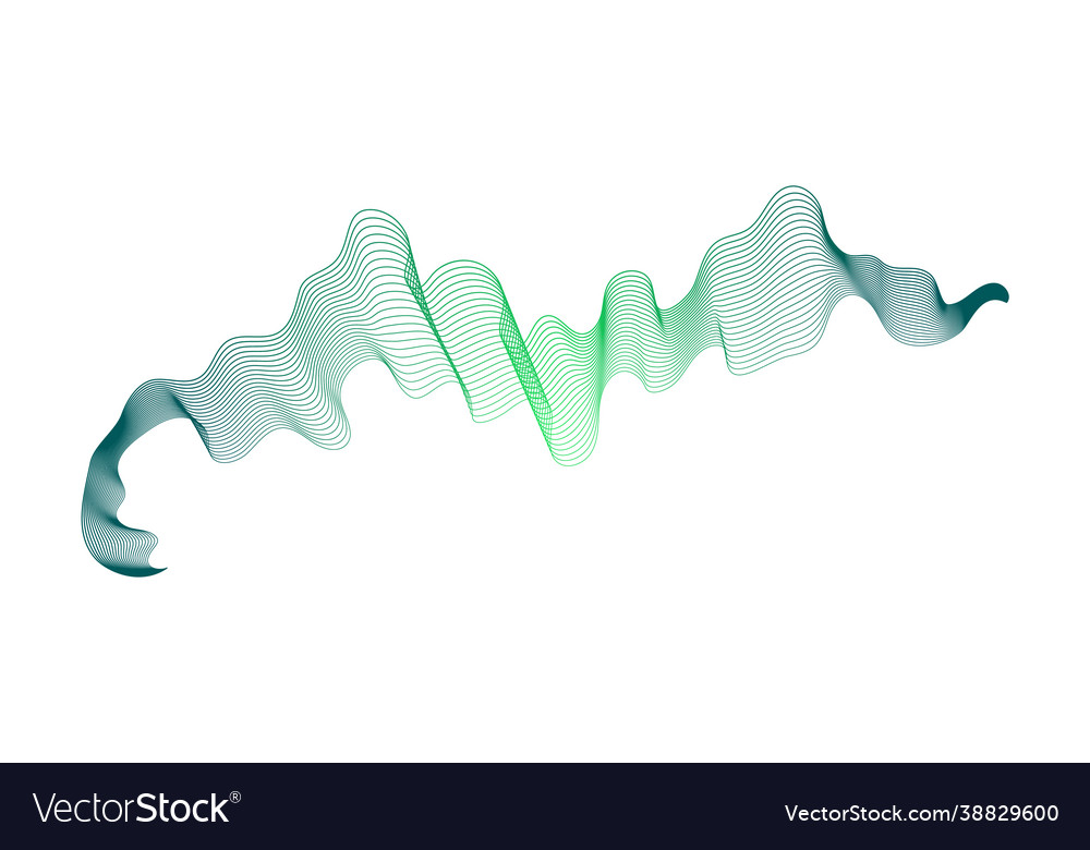 Abstract backdrop with wave gradient lines vector image Abstract backdrop with wave gradient lines