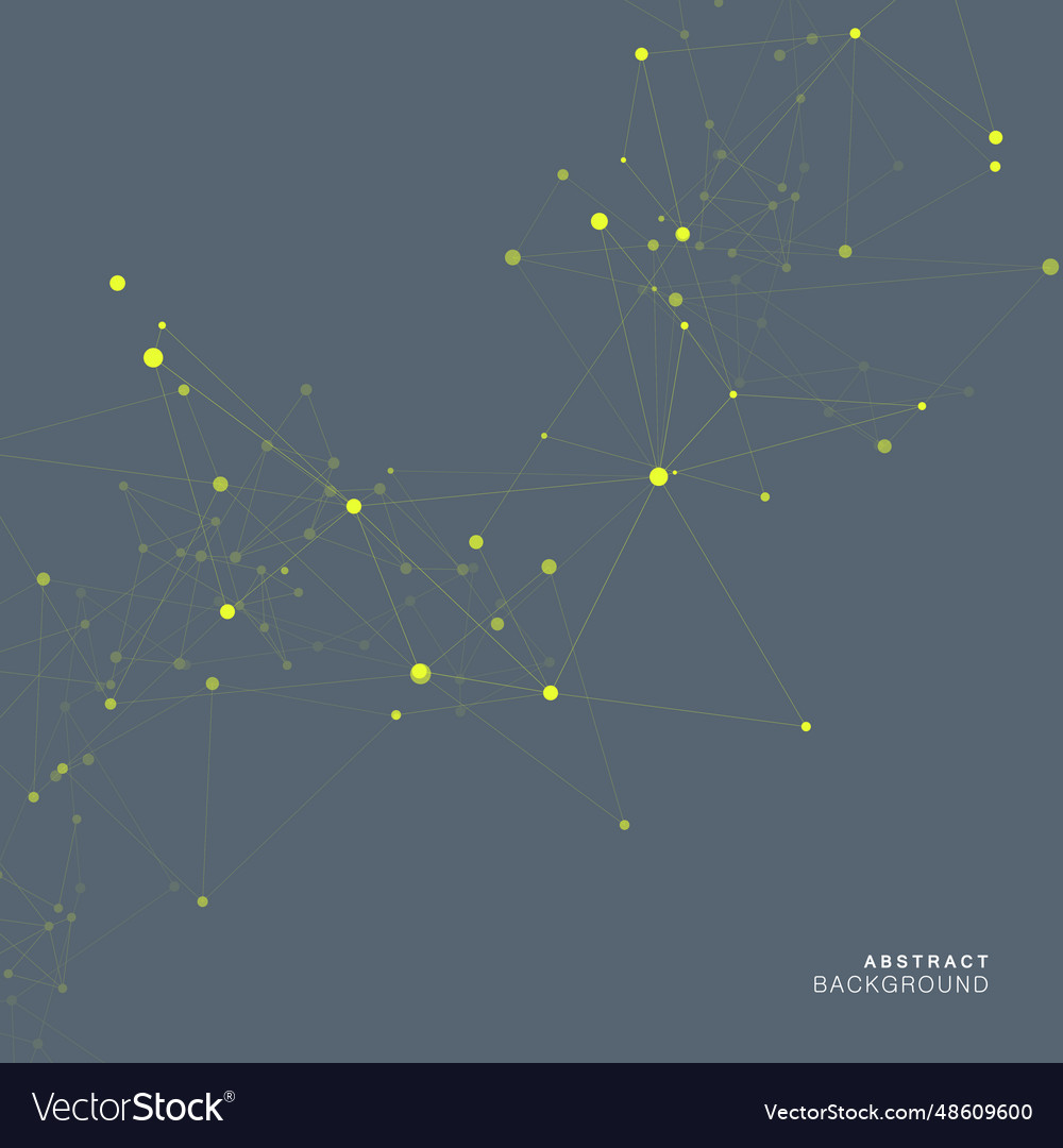 Abstract connecting dots and lines polygonal vector image Abstract connecting dots and lines polygonal