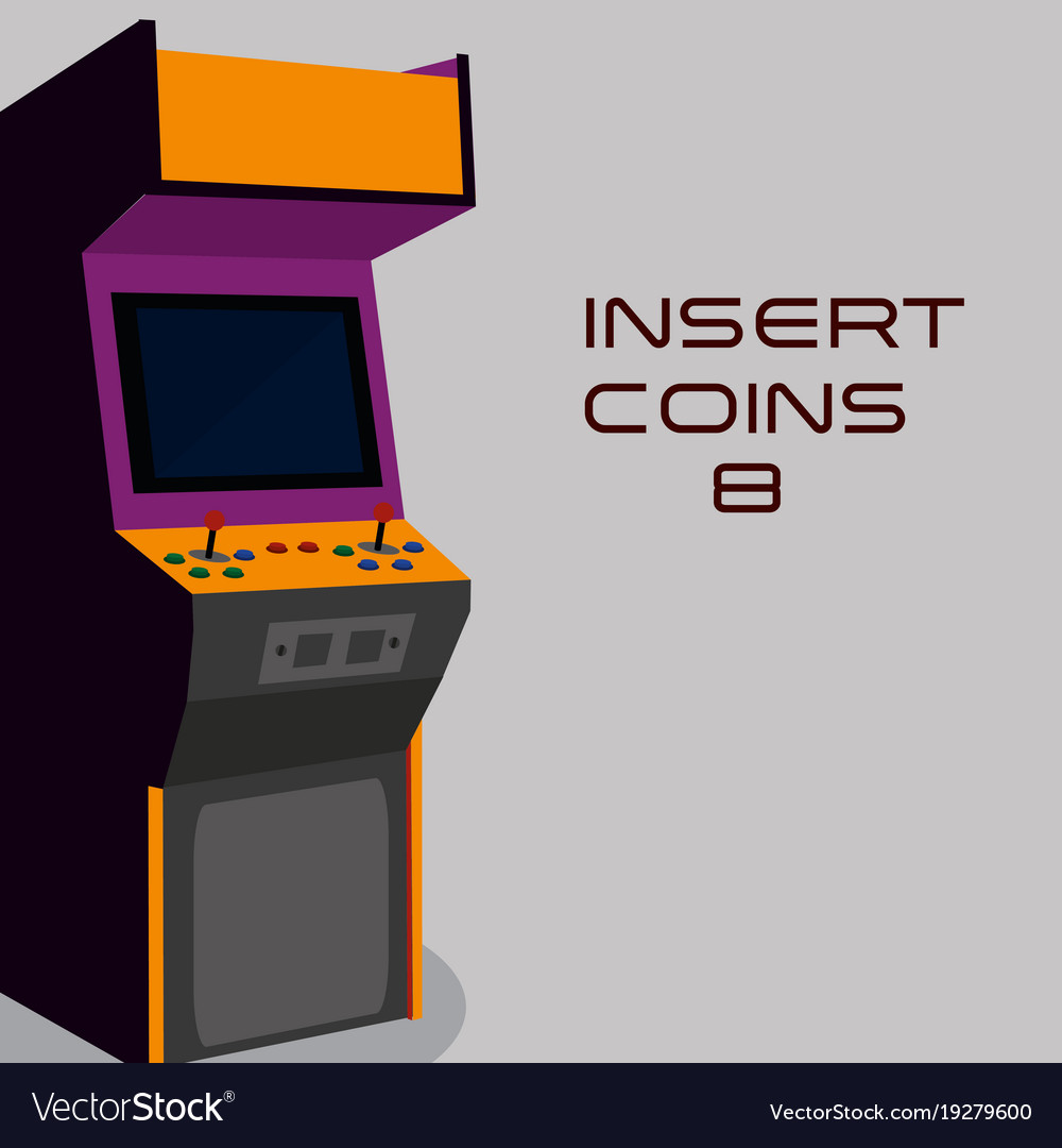 arcade machine design royalty