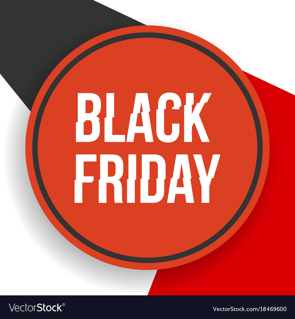 Black friday banner with geometrical shapes