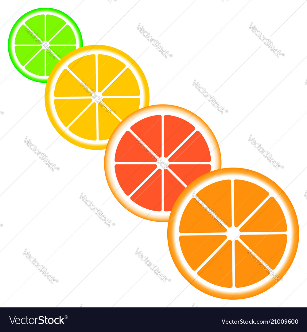 Citrus slices of lemon