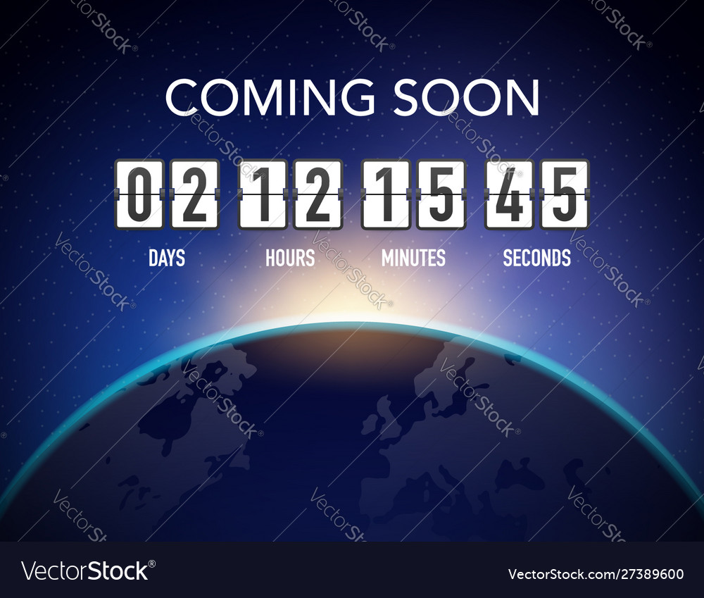 Coming soon text on dark background with motion vector image Coming soon text on dark background with motion