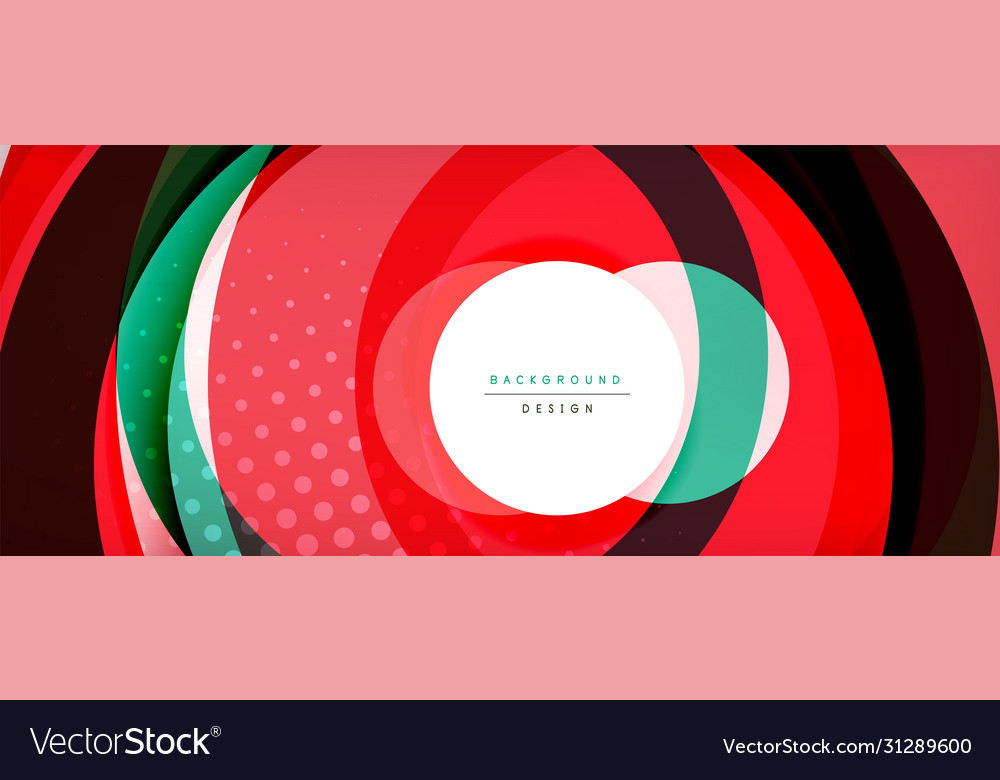 Dynamic Circle Abstract Background