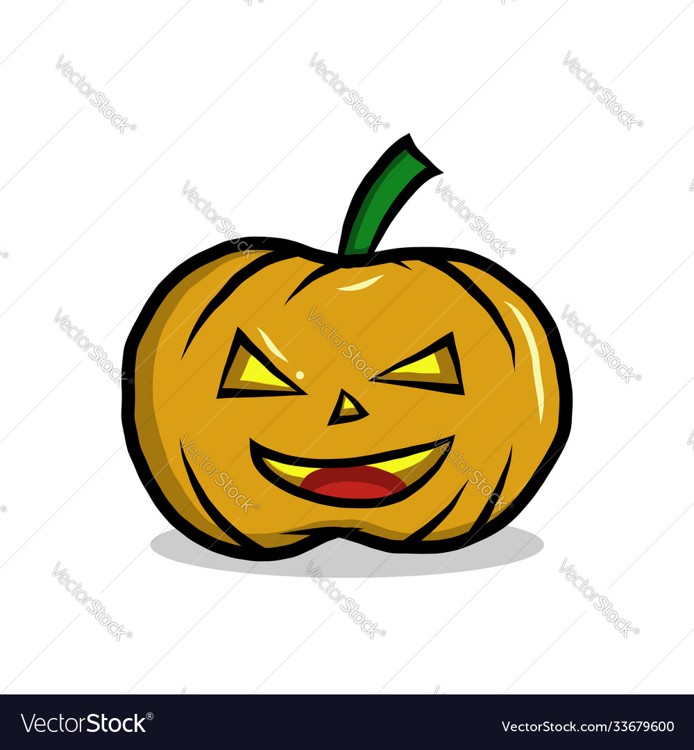 Halloween pumpkins scary symbol for