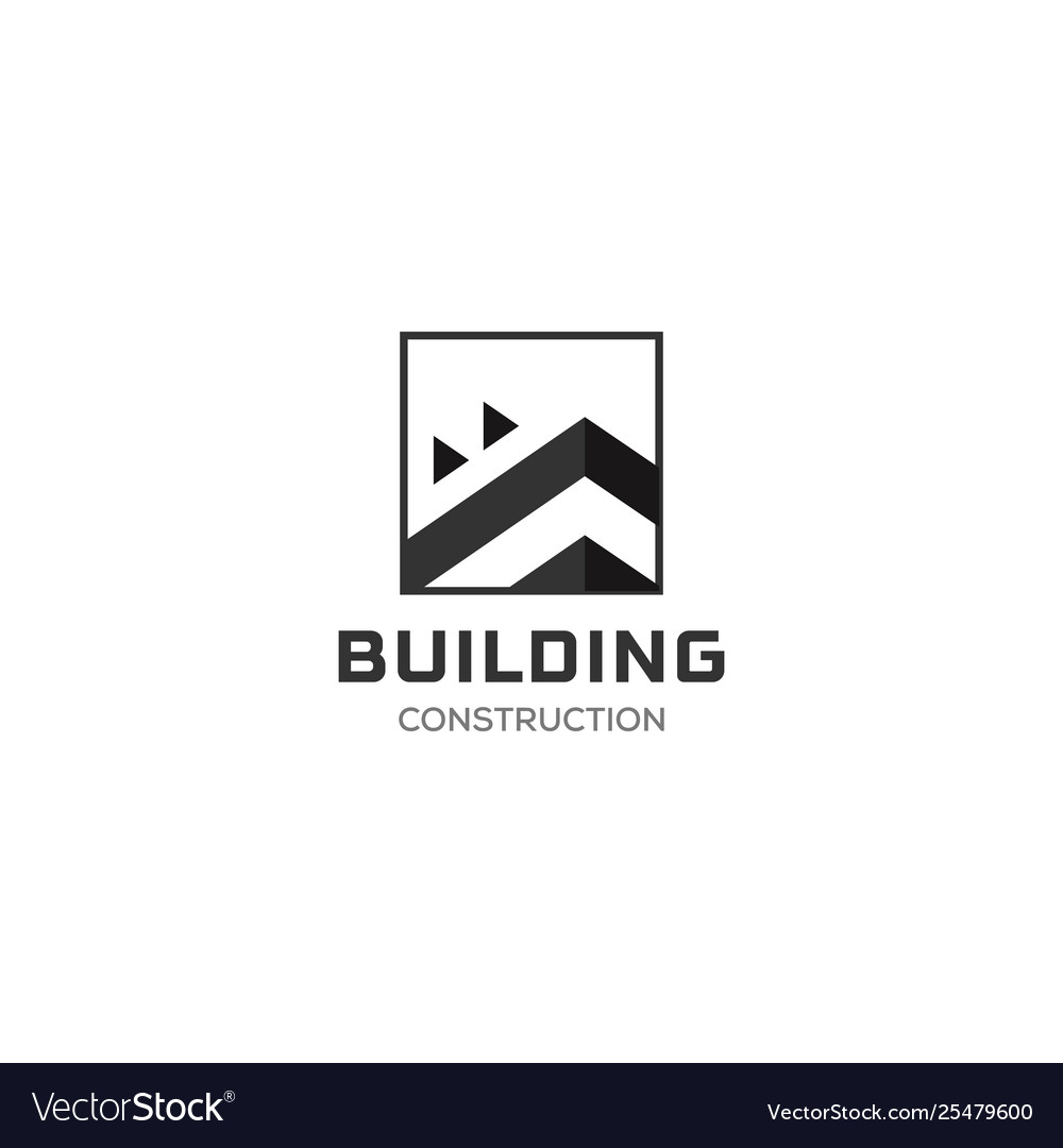 House abstract real estate countryside logo vector image House abstract real estate countryside logo
