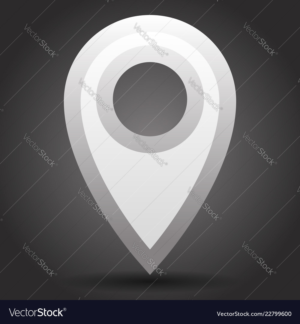 Karte Pin Marker Pfeilzeiger Symbol vector image Karte Pin Marker Pfeilzeiger Symbol