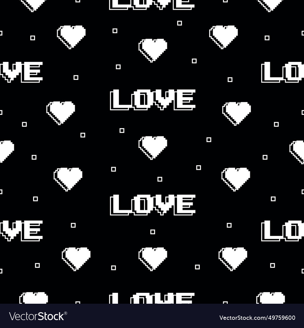 Seamless pattern in 2000s style vector image Seamless pattern in 2000s style