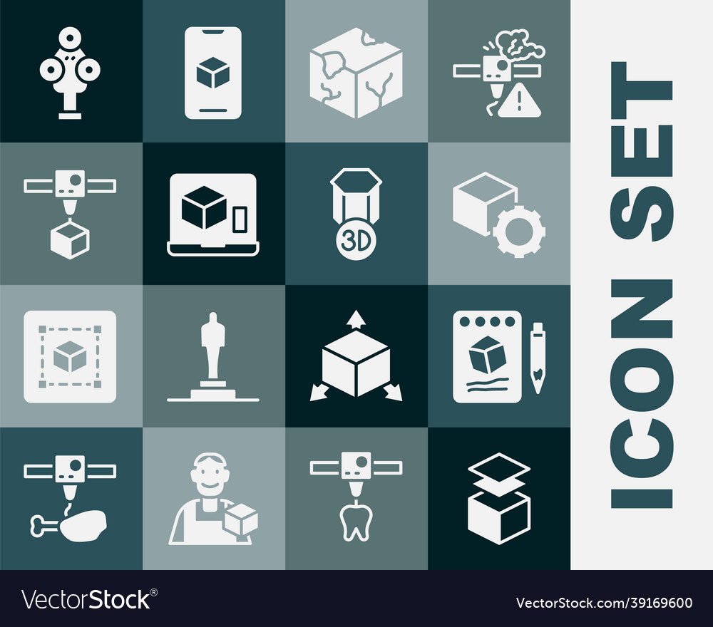 Set layers sketch on paper isometric cube 3d vector image Set layers sketch on paper isometric cube 3d
