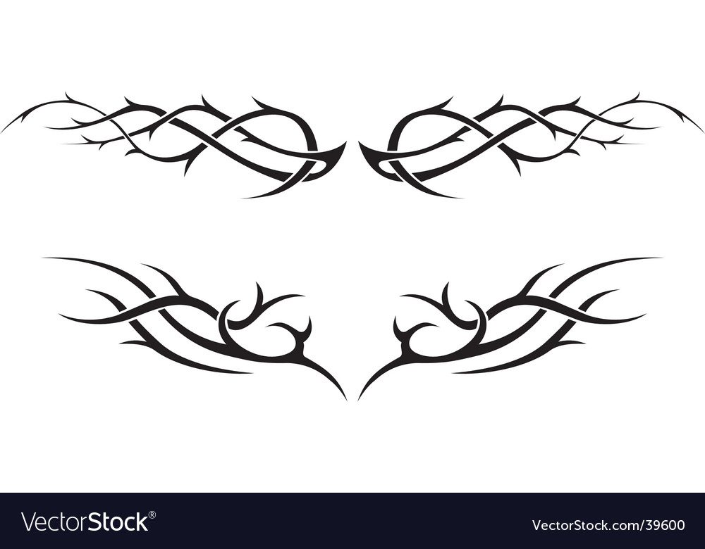 Tribal Tattoos Stock Vector by ©j0hnb0y 61424121