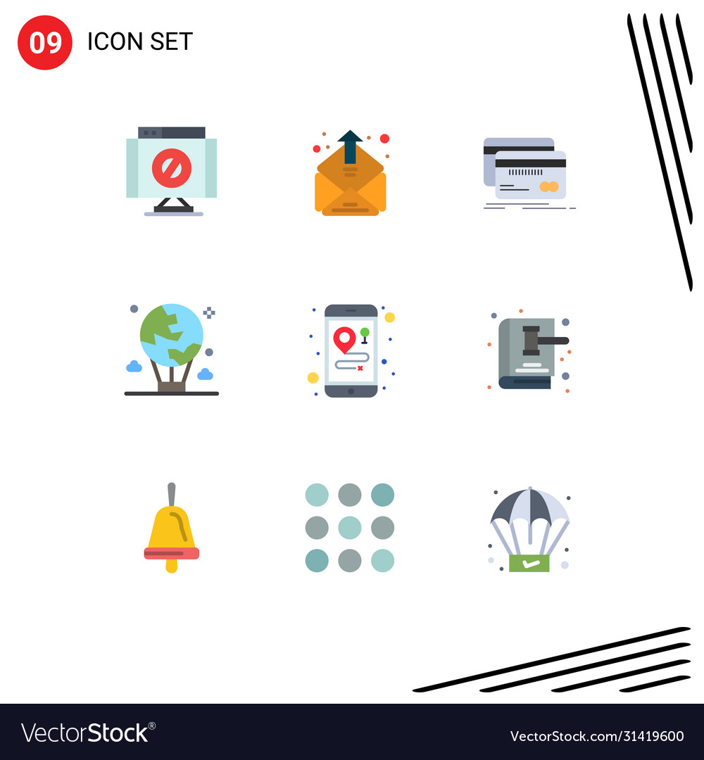 User interface pack 9 basic flat colors