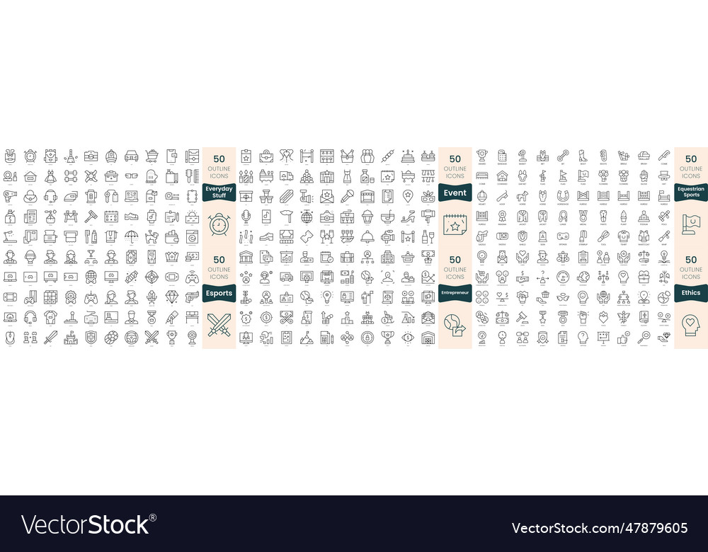 300 thin line icons bundle in this set include