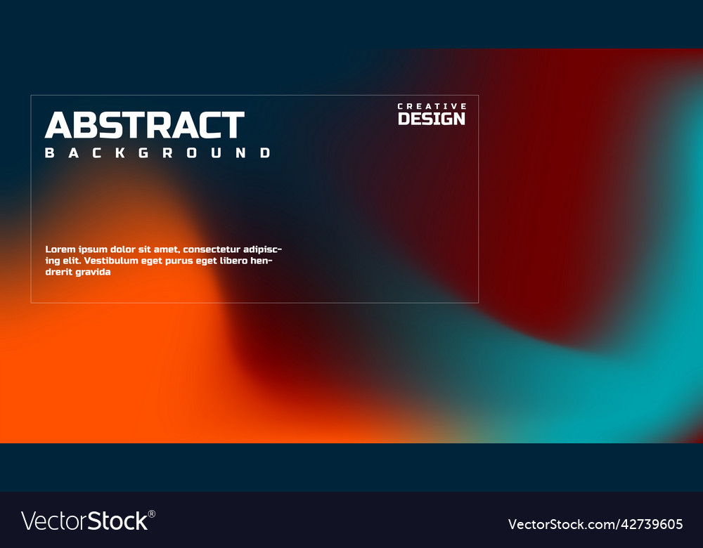 Abstract colorful gradient fluid background