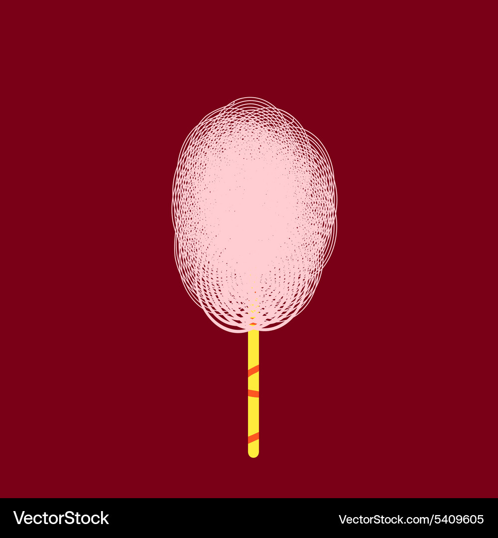 Cotton candy Royalty Free Vector Image - VectorStock